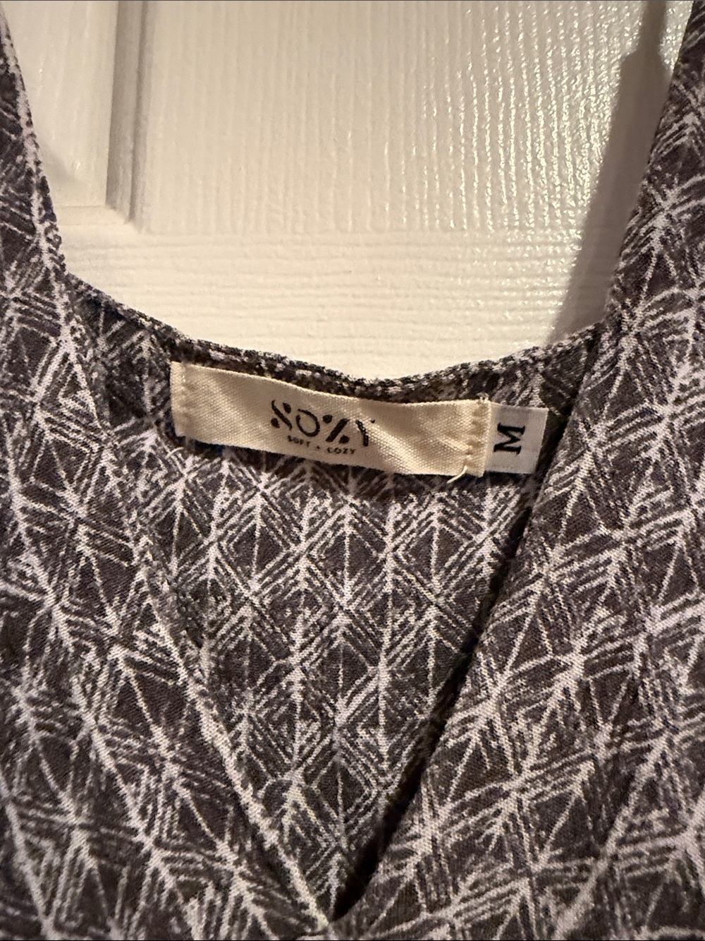 Spiral Print Maxi Dress in Slate Gray - Picture 2 of 3